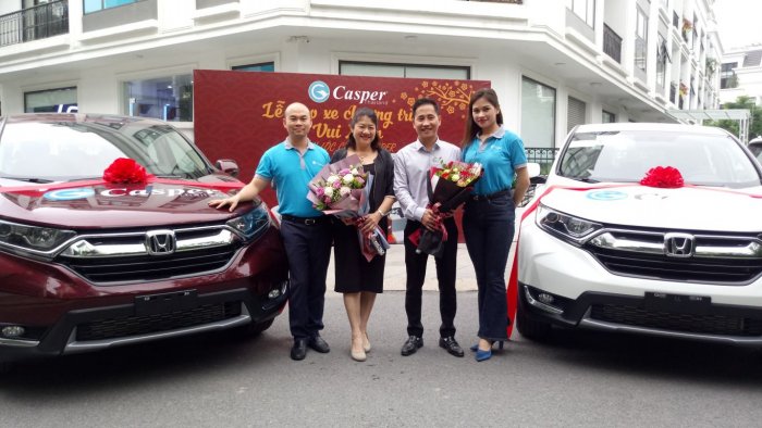 Điều hòa Casper trao tặng xe ô tô Honda CR-V – chương trình khuyến mại “ Vui Xuân Đón Lộc Cùng Casper”