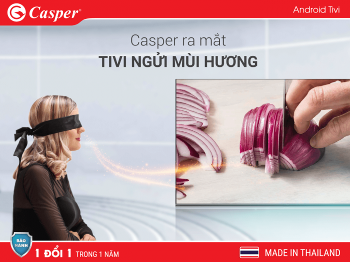 Casper nghiên cứu thành công Tivi “ngửi mùi hương”