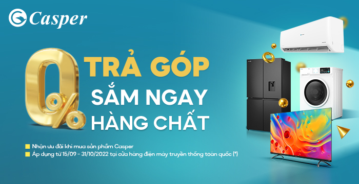 Chương trình trả góp lãi suất 0%