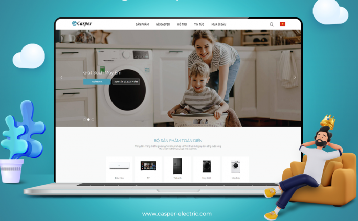 Casper ra mắt giao diện website mới tăng trải nghiệm khách hàng