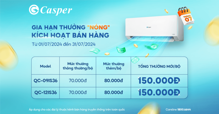 Chương trình thưởng kích hoạt bán hàng Hè 2024: Gia hạn thưởng “nóng” – Kích hoạt bán hàng