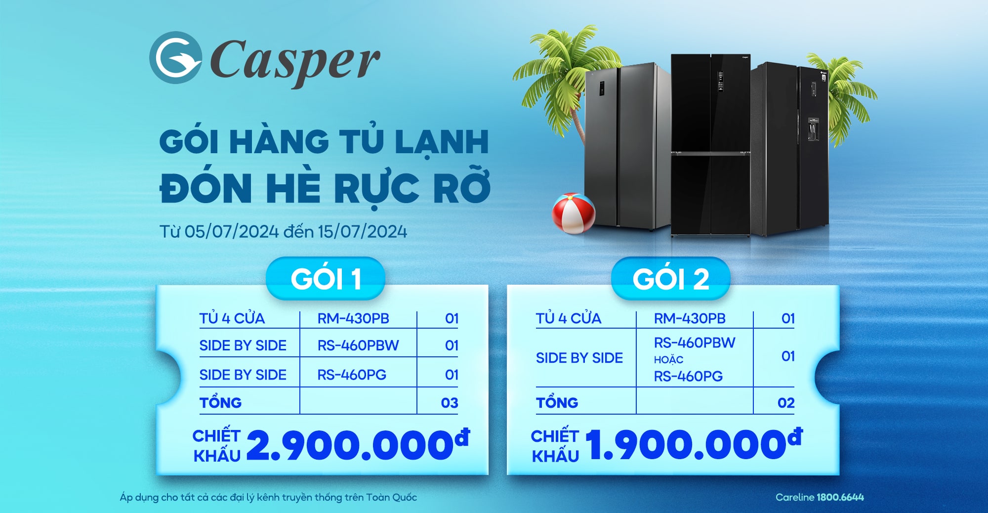 Gói hàng tủ lạnh tháng 7: Đón hè rực rỡ