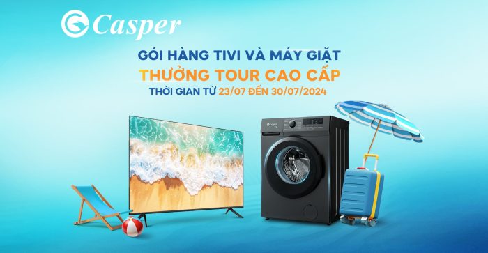 Gói hàng máy giặt & tivi tháng 7, nhận tour nghỉ dưỡng cao cấp