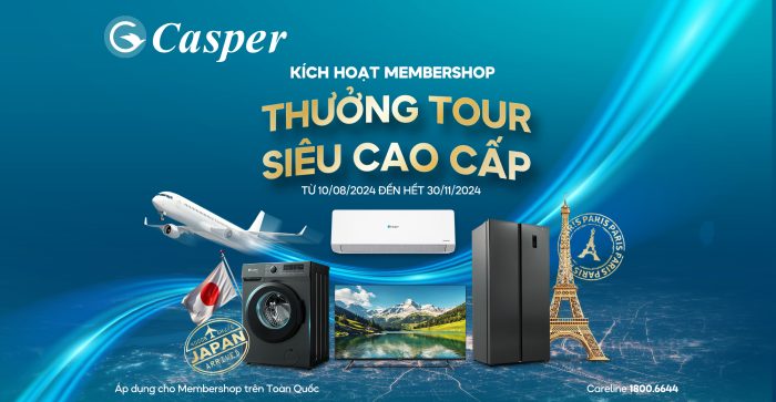 CHƯƠNG TRÌNH KÍCH HOẠT MEMBERSHOP THƯỞNG TOUR CAO CẤP