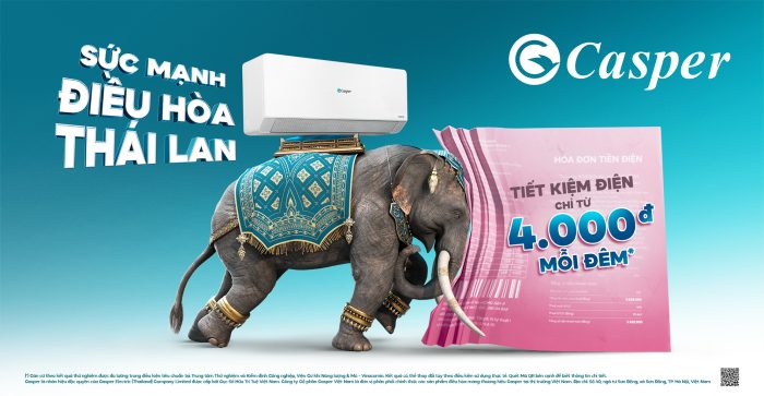 CÁCH TÍNH SỬ DỤNG ĐIỀU HOÀ CASPER CHỈ TỪ 4.000Đ/ĐÊM*