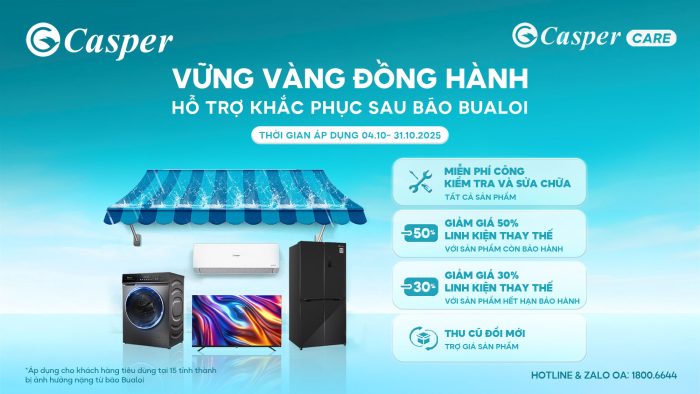 CHƯƠNG TRÌNH ĐỒNG HÀNH KHẮC PHỤC HẬU QUẢ SAU BÃO BUALOI NĂM 2025