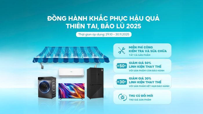 CHƯƠNG TRÌNH ĐỒNG HÀNH KHẮC PHỤC HẬU QUẢ THIÊN TAI, BÃO LŨ NĂM 2025