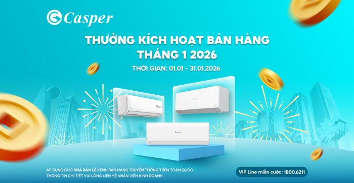 THƯỞNG KÍCH HOẠT BÁN HÀNG THÁNG 1 LÊN TỚI 500.000Đ/BỘ ĐIỀU HOÀ TREO TƯỜNG*